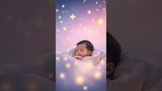 Gentle Harp Lullaby & Whispering Winds for Baby Sleep 🌬️
