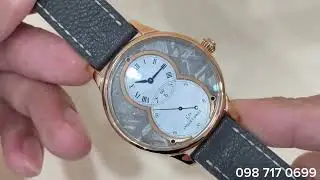 [ RẤT HIẾM ] Đồng Hồ Jaquet Droz Grande Second mặt thi&ecirc;n thạch v&agrave; MOP size 39mm v&agrave;ng khối // BWATCH