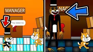 I Played This Super Market Horror Game On Scratch...