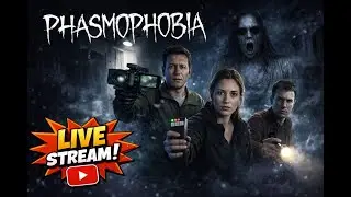phasmophobia horror game live on discord #horror #live