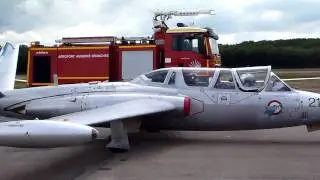 Fouga Starting and Take of f!!