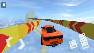 Superhero Games - Mega Ramp - Impossible car stunts racing - Android Gameplay