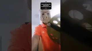 I'm will use the new hockey mask from now on all the shorts #fridaythe13th#jasonvoorhees
