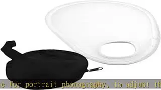Camera Flash Diffuser,Eliminate Harsh Light and Shadow,Foldable with Storage Bag Easy Install Flash