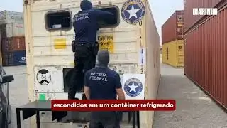 Receita Federal encontra coca&iacute;na em cont&ecirc;iner