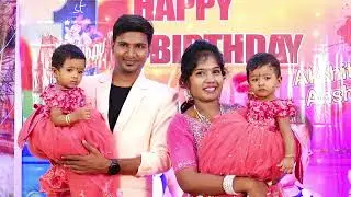 Akshitha & Anshitha's  1st Birthday Highlights