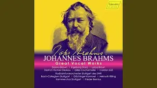 4 Ernste Ges&auml;nge, Op. 121: No. 3, O Tod, wie bitter bist du