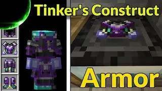 Tinkers Construct: Броня и кузница брони | Учебник по Minecraft с модами