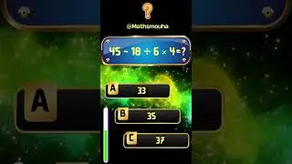 Can You Solve This Math Puzzle? 🤔 | Quick Quiz #MathQuiz.
