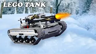 Building A Ball-Shooting LEGO Tank vs Extreme Obstacles