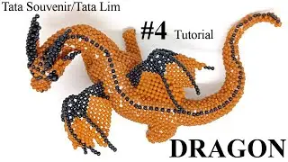 (Free) How to Beads Dragon Part 4/ Beading Tutorial Dragon