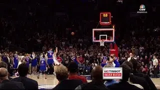 T.J. McConnell Turnaround Jumper to Beat Knicks | Tissot Buzzer Beater | 01.11.17