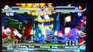 BlazBlue Continuum Shift Online Match   Maste Ninja Ryu vs Omega Weapon