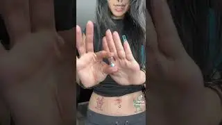 Nice girl nice belly button piercing 
