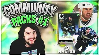NHL 22 HUT COMMUNITY PACK OPENING #1 ICON PULLS!