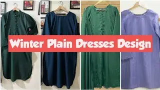 😇Beautiful Plain Dress Designing Ideas For summer/Solid Color Dress Designs 2026