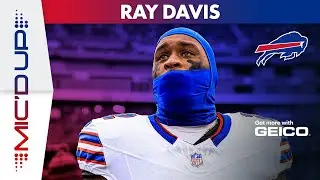 Ray Davis Mic'd Up In Buffalo Bills' Regular Season Finale!