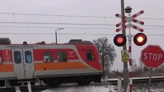 [ EHZ-32 + KLD-40 ] 🇵🇱 Przejazd kolejowy / Railroad crossing [ SSP ] Kraszewo