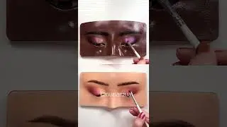 Multichrome on Dark & Light skin difference! #eyeshadow #multichrome #makeuplook