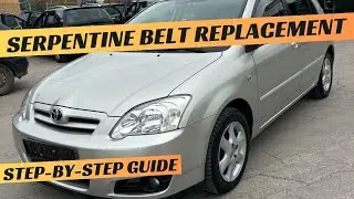 Ремень привода коленвала Toyota Corolla E120 2.0 D-4D 1CD-FTV