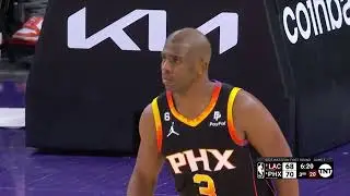 Chris Paul does a insane nutmeg pass through Ivica Zubac legs and Torrey Craig for the layup 😱
