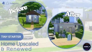 Maxis Curated Tiny Starter Home Upscaled & Renewed - Speed Build | Sims 4