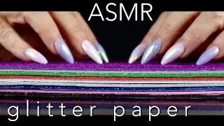 ASMR GLITTER PAPER | Touching, Tapping, and Scratching | JoWi ASMR