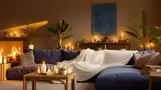 Winter Coffee Focus ☕❄️ | Slow Cozy Music for Calm Work, Reading & Writing