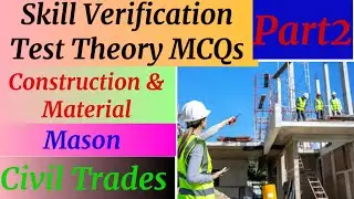 Building and construction skill verification theory test, Civil Mason trade theory test Saudi Arabia