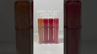Rom&nd Juicy lasting tint renewal swatches 🎀#romand