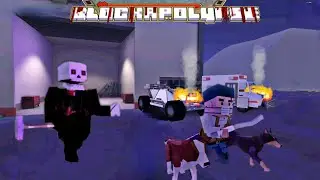 Block Apocalypse Zombie Shooter : Mad Scientist Released the Zombie Virus on the Hunted Island