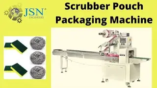 Horizontal FFS Flow Wrap Machine for Scrubber Pouch Packing; JSN ENGINEERS, Indore [M.P.]