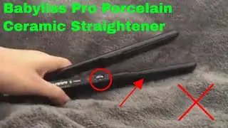 ✅  How To Use BaByliss Pro Porcelain Ceramic Straightener Review