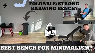Folding Weight Bench that packs a punch! BARWING