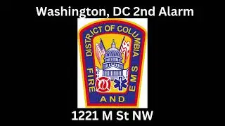 Washington DC 2nd Alarm High Rise Fireground Audio 3/28/24 with Mayday