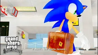 GTA SAN ANDREAS PERO SOY SONIC XD