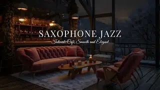 Beautiful Winter Jazz Café ❄️ Cozy Coffee Shop Ambience, Gentle Jazz for Sleep & Calm