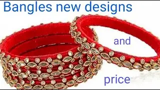Silk thread bangles / new designs / with price