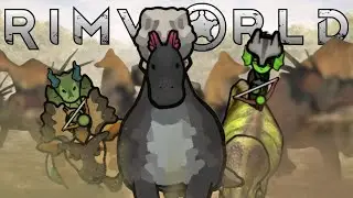 How Far can Dinosaurs Evolve in RIMWORLD?【Rimworld Biotech】