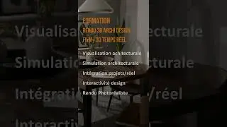 e tribArt Formation Rendu 3d Architecture design - Simulation 3D temps r&eacute;el