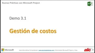Demo 3.1 - Gestión de costos
