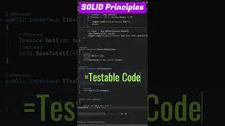 Much Easier to Test SOLID Principles Code