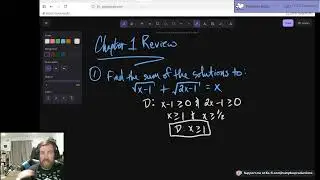 20250630 - Cracking the GRE Math Subject Test, Night 009: Chapter 1 Review: Functions and Trig