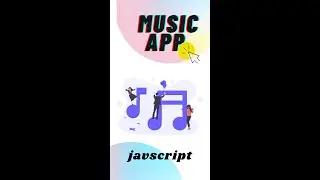 how to make music app in js || making your own music app like Spotify #shorts.😏😏😎😎
