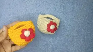 How to Make a Crochet Mini bag for Beginners | Crochet Easter bag Crochet Easter Ideas#crochet