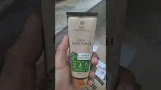 Khadi essentials neem face wash, first time order from Amazon. Full review uploaded soon.