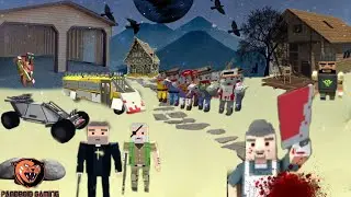 Old Joe found a new Village and the priest helped us Smash the Zombies- BLOCKAPOLYPSE Zombie Shooter