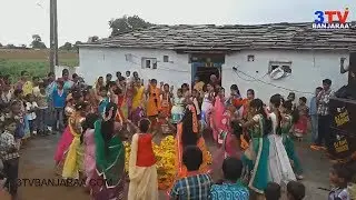Bathukamma Dance by Banjara Girls in Thanda for DJ Song | 3TV BANJARAA