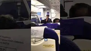 Indigo Inflight Announcement by me 👩&zwj;✈️👸✈️🛫 #inflight #indigo #6Eforever