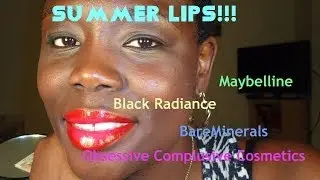 Quick Announcement + Summer Lips!! Great Colors For Women with Dark Skin